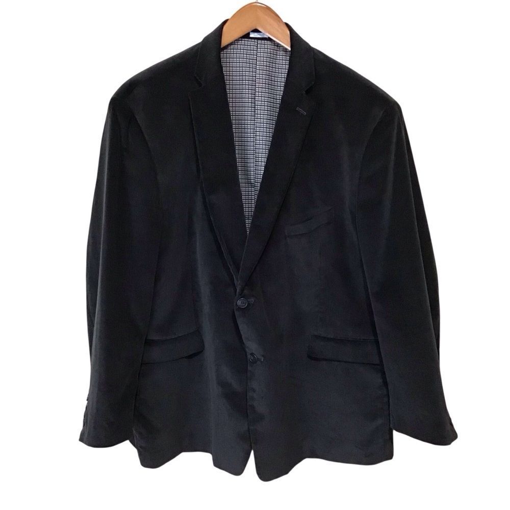 Saddlebred Heritage‎ Corduroy Dark Brown Sport Coat Blazer Jacket 56R